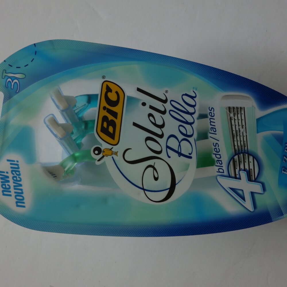 BiC Soleil Bella 4 blades 3T E-Z Razor New